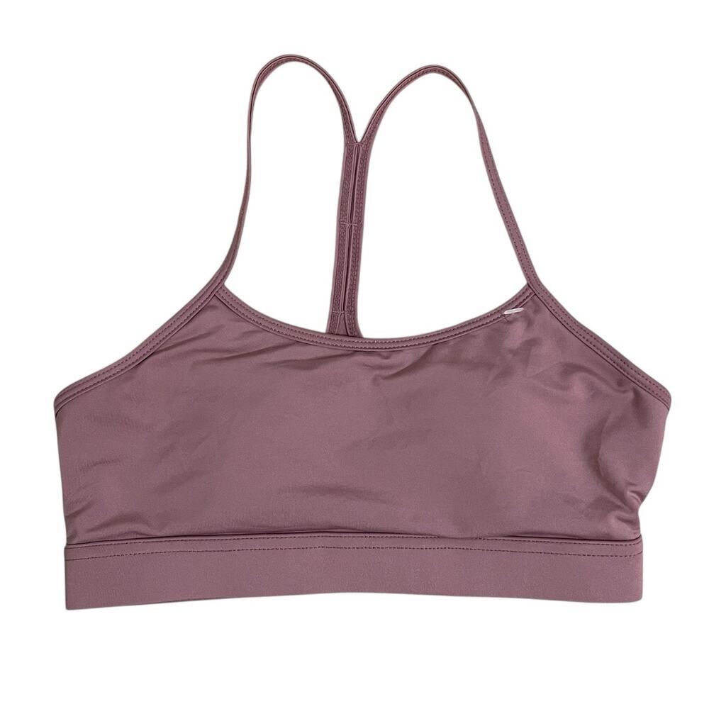 Shein Racerback Bikini Swim Top Size S Mauve Pink Lined Padded Beach NWOT